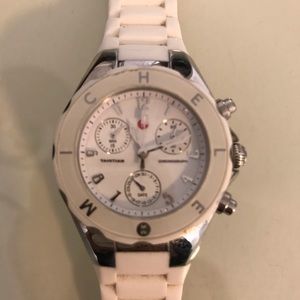 Michele stainless steel watch
